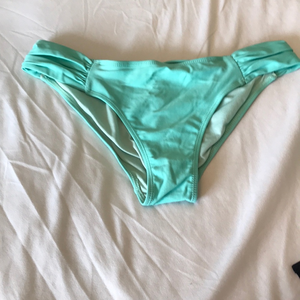Turquoise bikini bottoms
